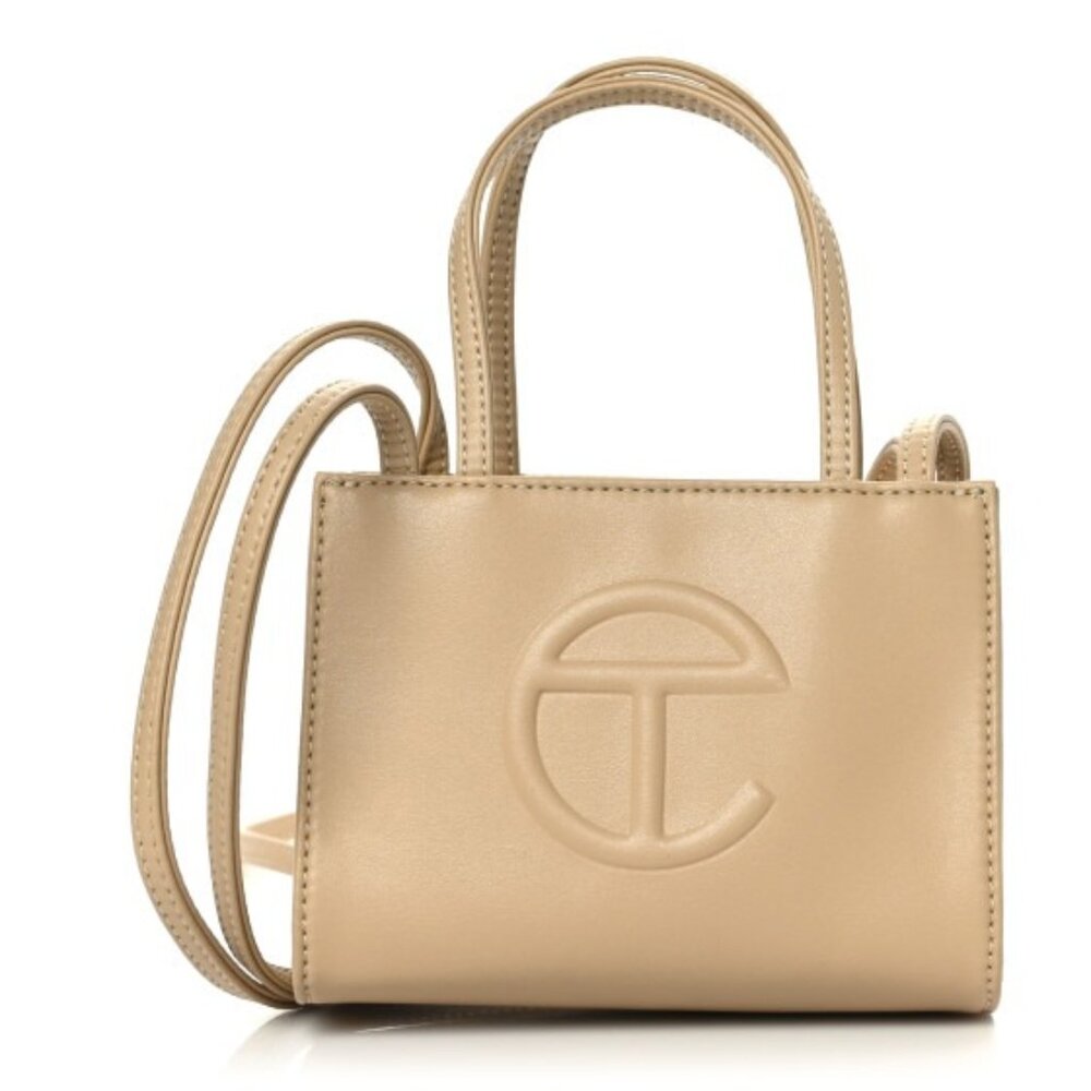 Telfar Small Shopping Bag - Cream